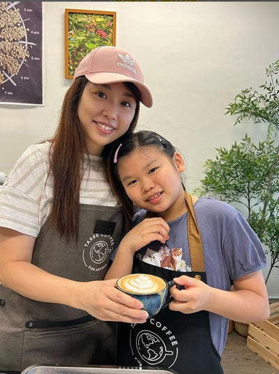 ラテアート親子体験コースとデンタルケア教室👨‍👩‍👧‍👦