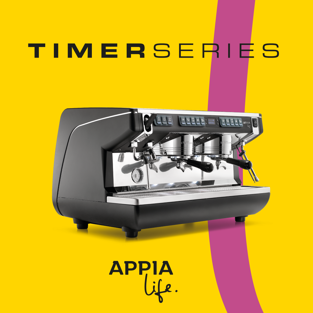 Nuova Simonelli Appia Life Timer commercial two-head espresso machine ...