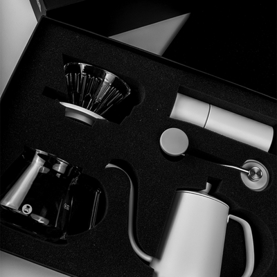 TIMEMORE Chestnut C3 Standard Pour-Over Coffee Gift Box - Black/White