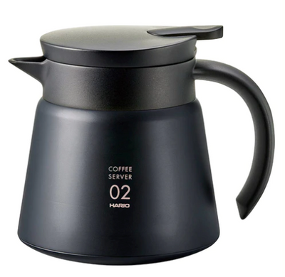 HARIO - V60 02 不銹鋼真空保溫咖啡壺/咖啡下壺 Insulated Stainless Steel Server (550ml) VHS-60