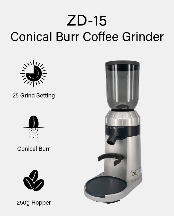 WPM ZD-15 espresso cone coffee grinder