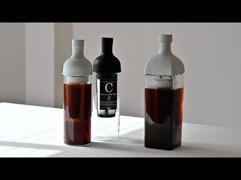 HARIO - 酒瓶玻璃冷泡咖啡壺 650ml容量 Filter-in Coffee Bottle FIC-70｜Cold Brew ( 黑色）