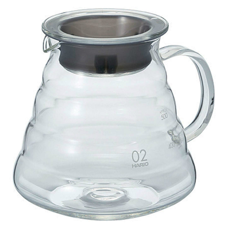 HARIO - V60 Cloud Coffee Glass Pot Hand-Dripping Coffee Cup and Pot Range Server XGS Series